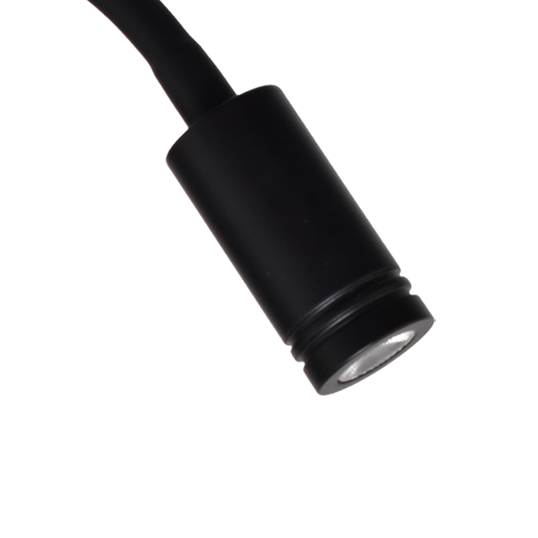 Aplica LED Base Black Premium Reglabil cu Port USB 14 x 14 CM