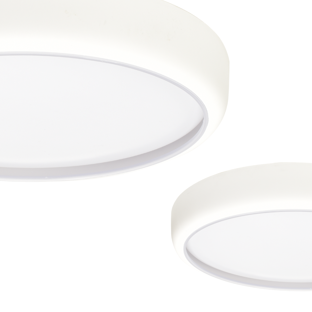 Plafonieră LED Gea Rotunda White Ø39CM Echivalent 250W Telecomanda