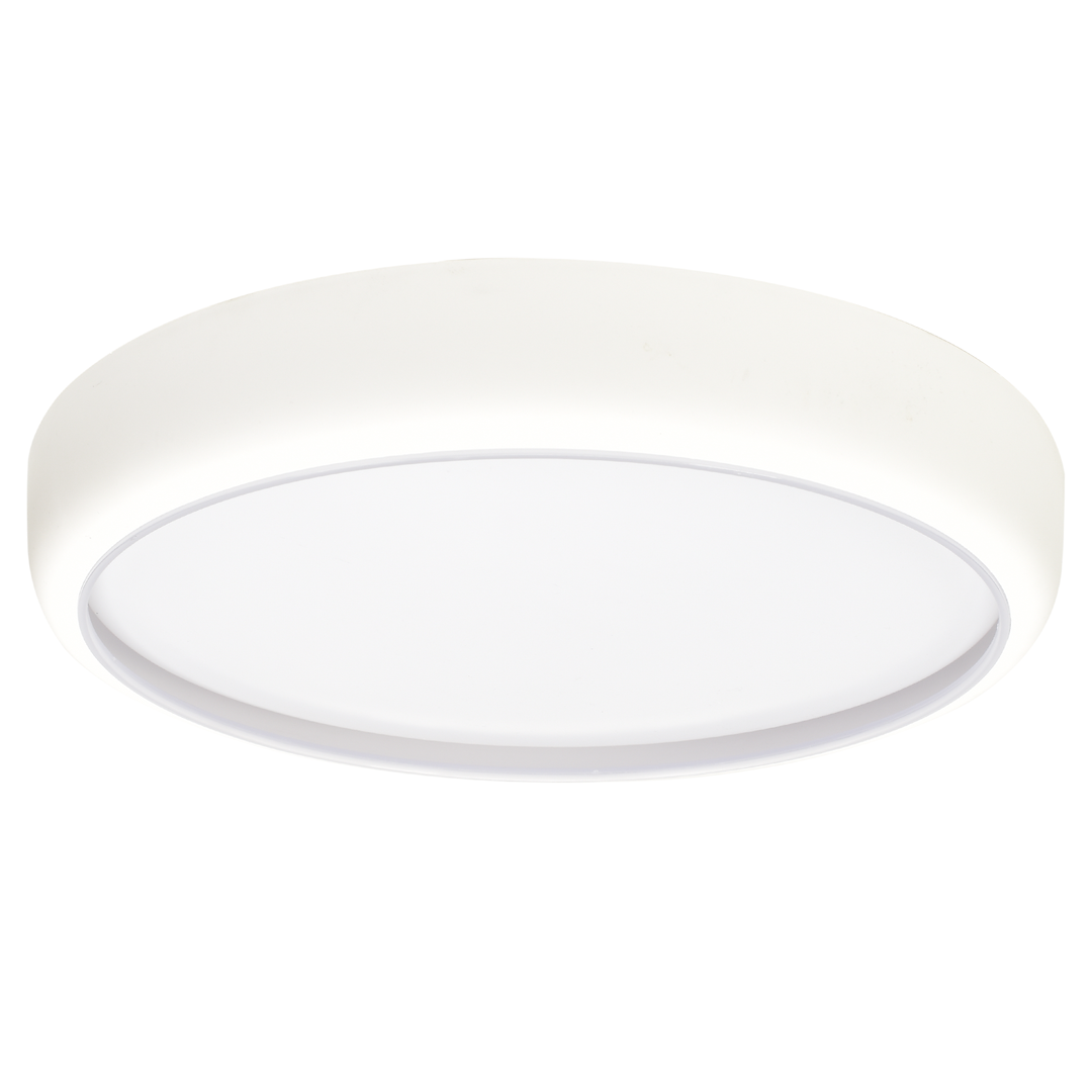 Plafonieră LED Gea Rotunda White Ø39CM Echivalent 250W Telecomanda