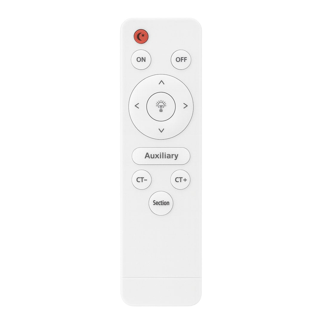 Plafonieră LED Gea Rotunda Black Ø39CM Echivalent 250W Telecomanda