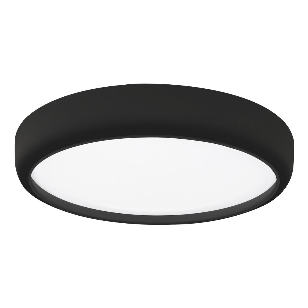 Plafonieră LED Gea Rotunda Black Ø39CM Echivalent 250W Telecomanda