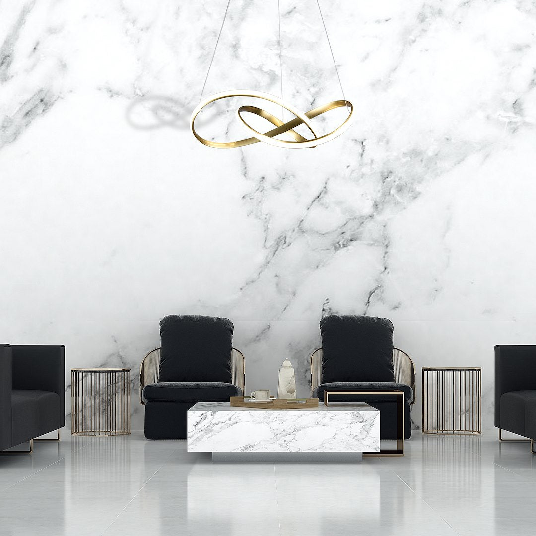 Lustra LED Suspendata Cappio Gold Premium Echivalent 200W