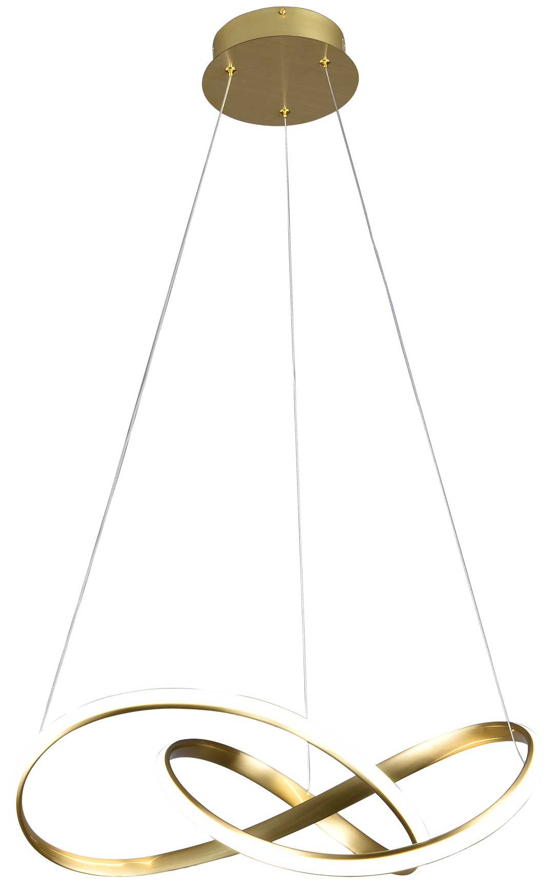 Lustra LED Suspendata Cappio Gold Premium Echivalent 200W