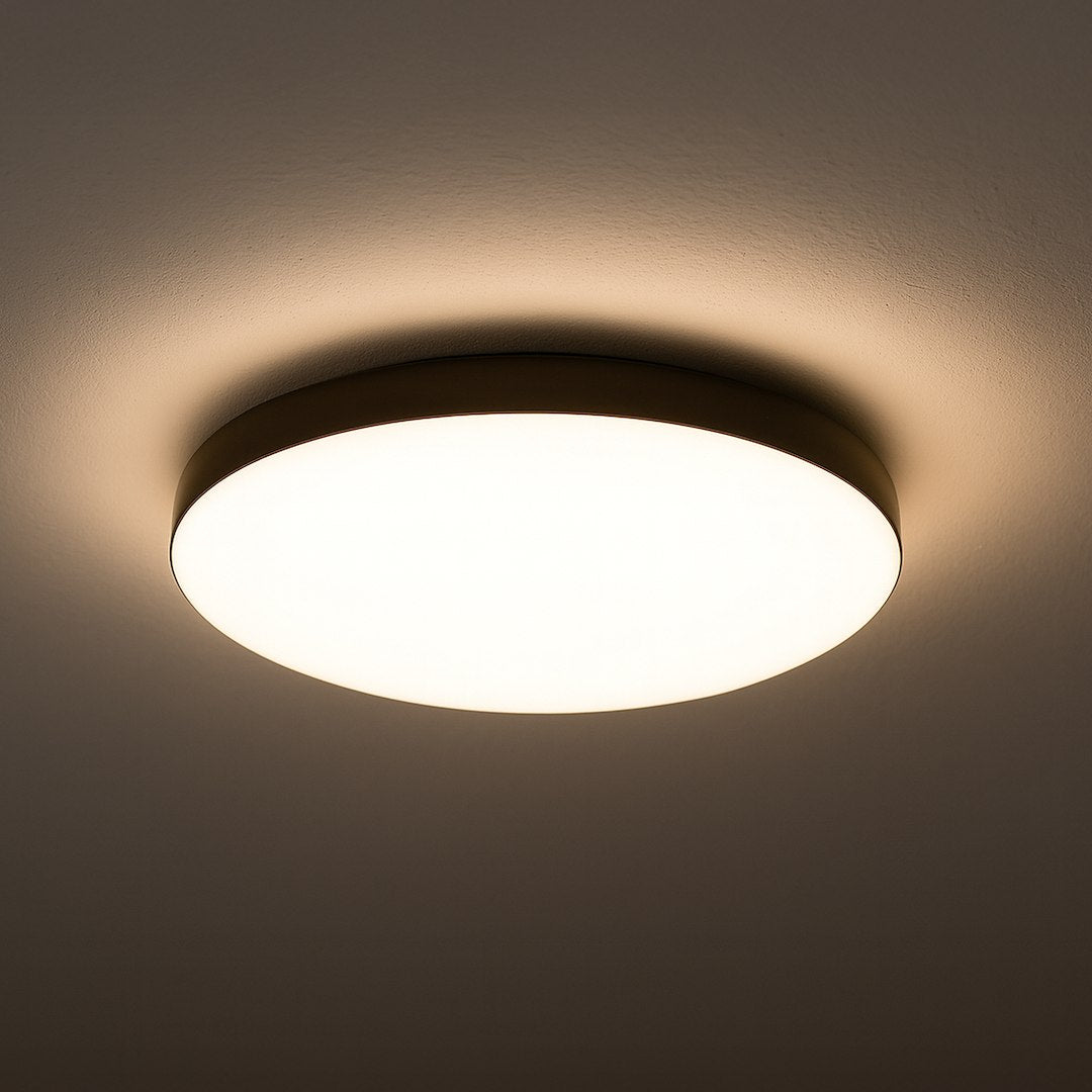 Plafonieră Maya Rotunda Black Ø33CM Echivalent 150W IP44
