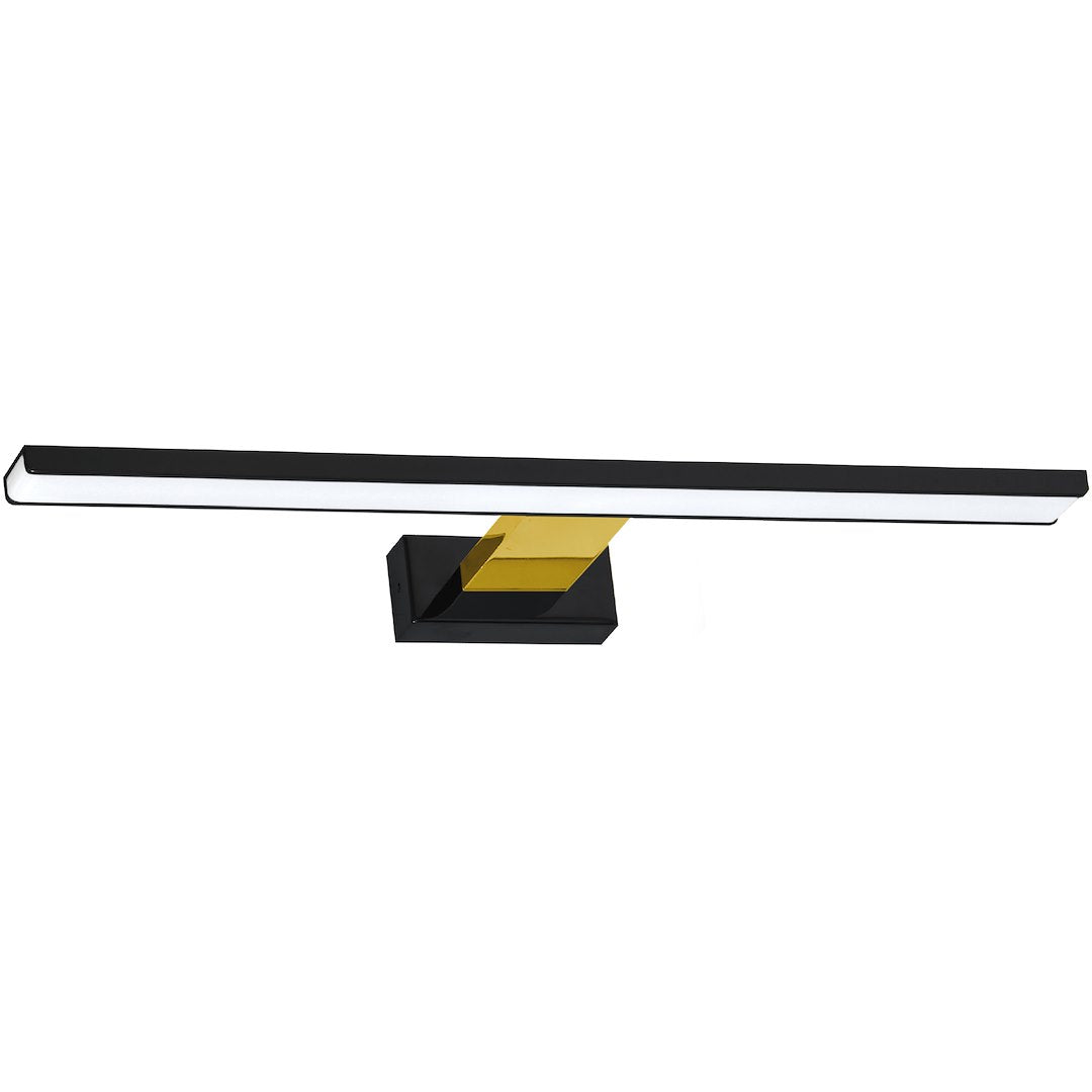 Aplica LED Perete Shine Black & Gold Premium IP44