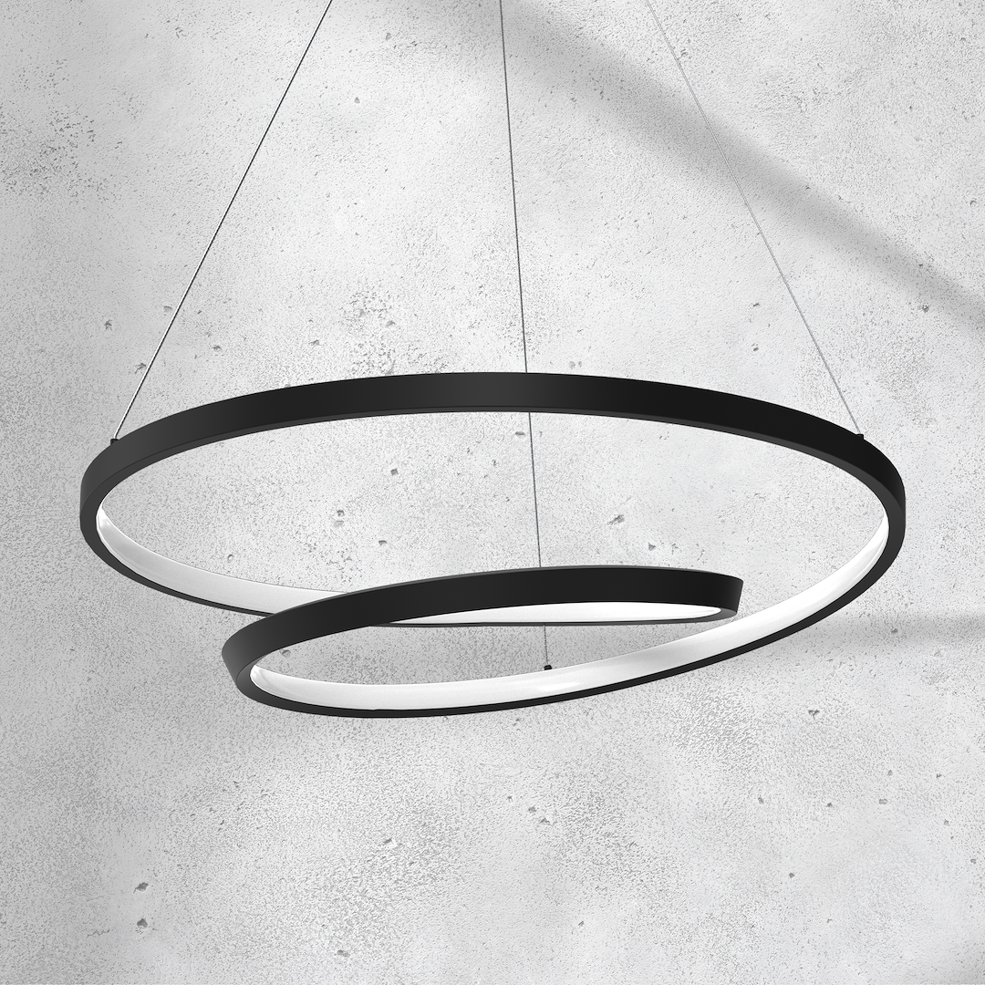 Lustra LED Suspendata Lucero Black Premium Echivalent 250W