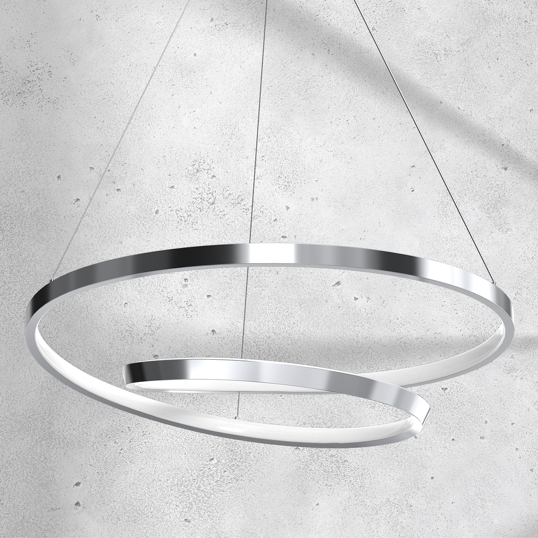 Lustra LED Suspendata Lucero Silver Premium Echivalent 250W