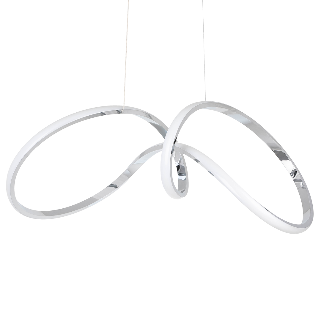 Lustra LED Suspendata Tesoro Silver Premium Echivalent 250W