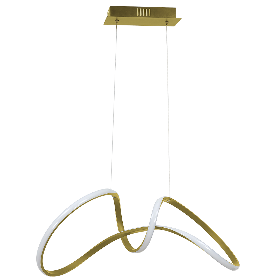 Lustra LED Suspendata Tesoro Gold Premium Echivalent 250W