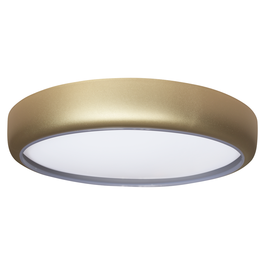 Plafonieră LED Gea Rotunda Gold Ø39CM Echivalent 250W Telecomanda
