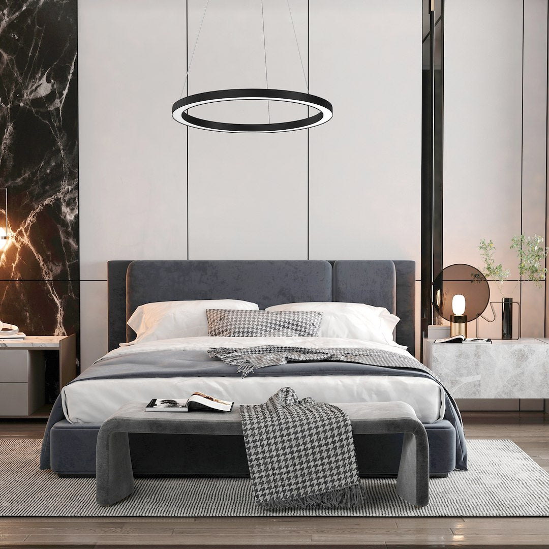 Lustra LED Suspendata Galaxia Black Premium Echivalent 150W