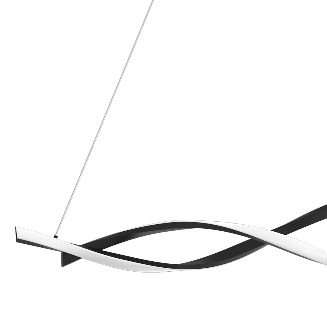Lustra LED Suspendata Grant Black Premium Echivalent 200W