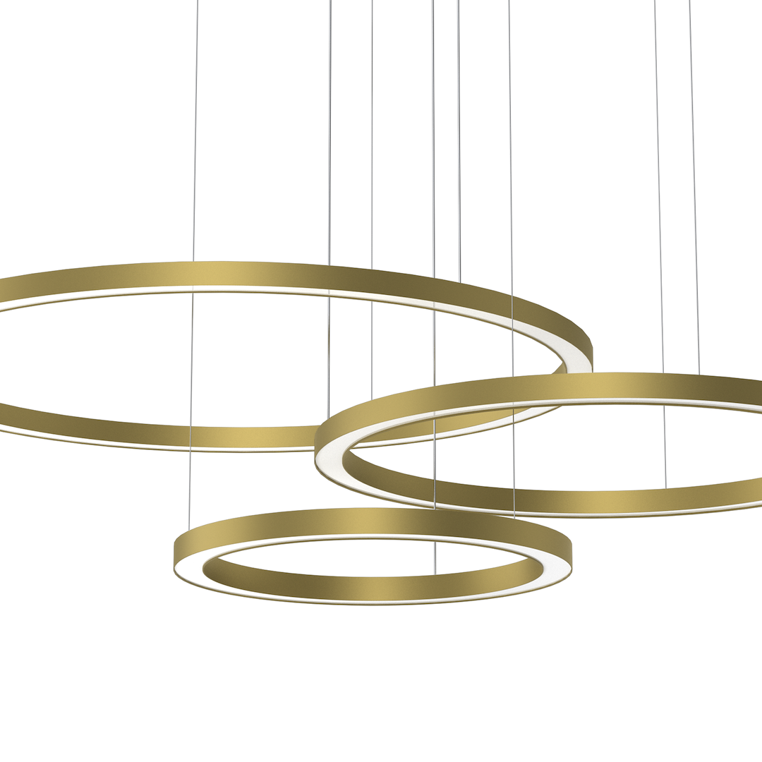 Lustra LED Suspendata Galaxia Gold Premium Echivalent 500W