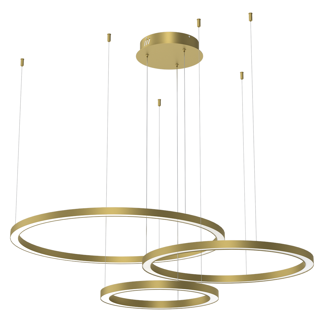 Lustra LED Suspendata Galaxia Gold Premium Echivalent 500W