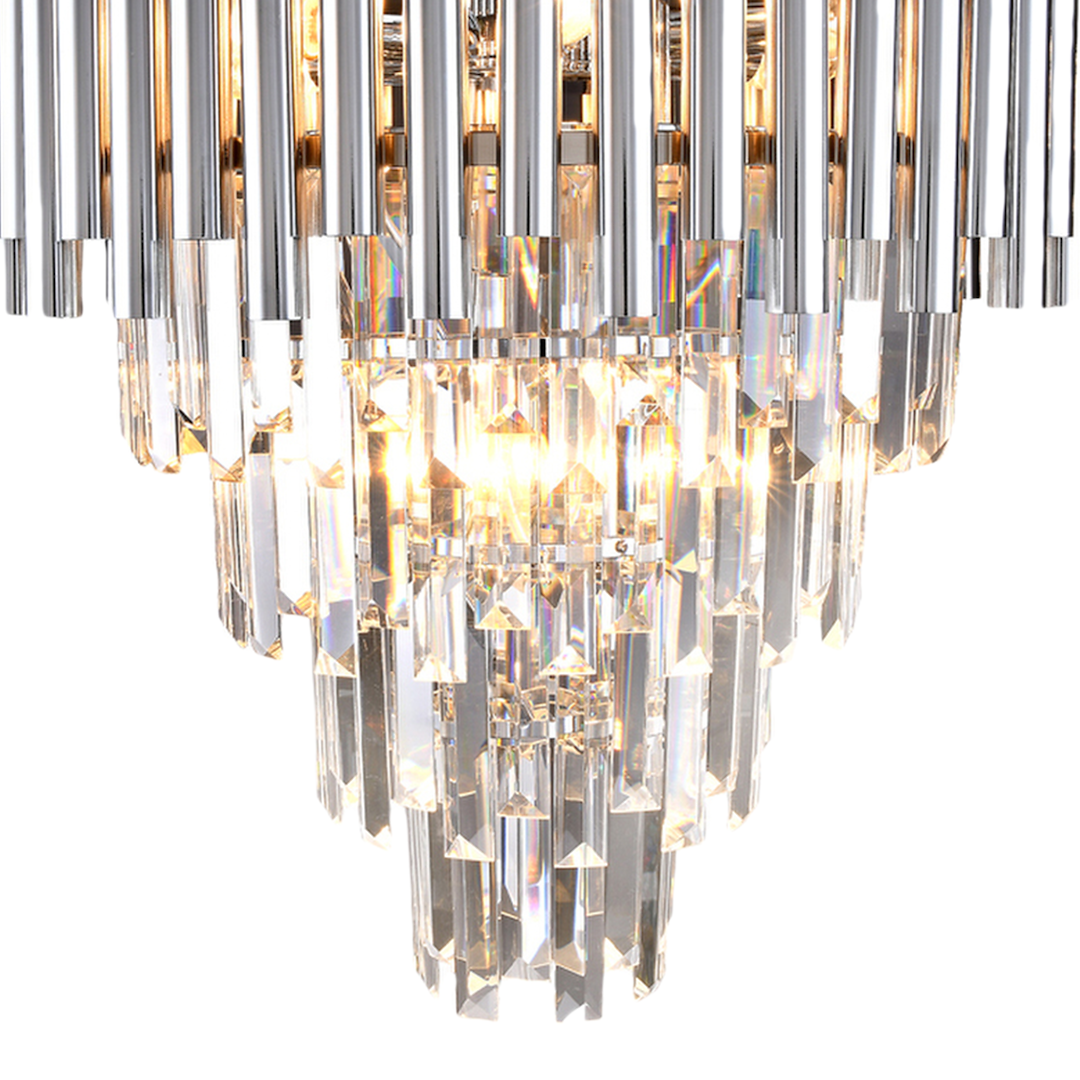 Candelabru Cristal Madison II Silver Premium ⌀45CM