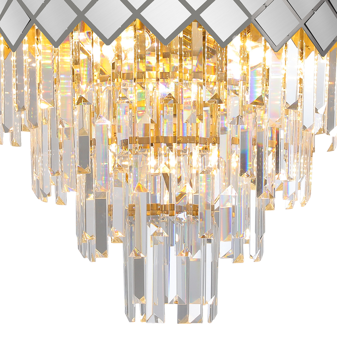 Candelabru Cristal Carisma Silver Premium