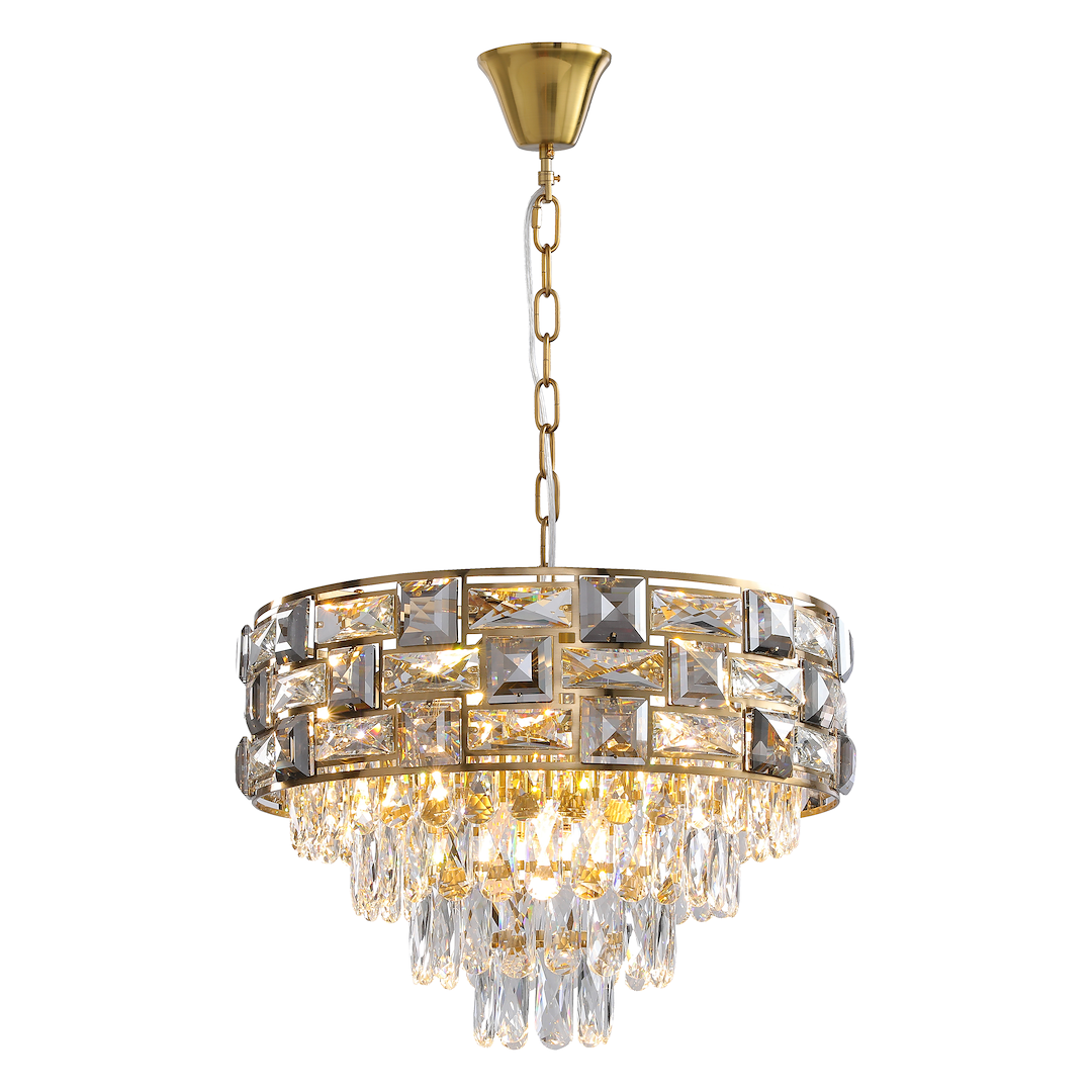 Candelabru Cristal Luxuria Gold Premium ⌀50CM