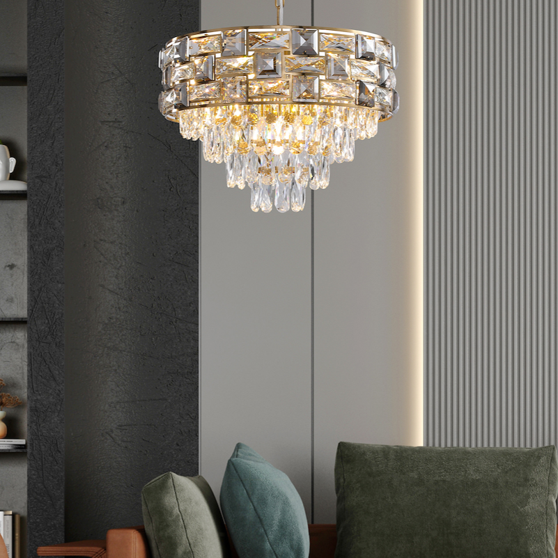Candelabru Cristal Luxuria Gold Premium ⌀50CM