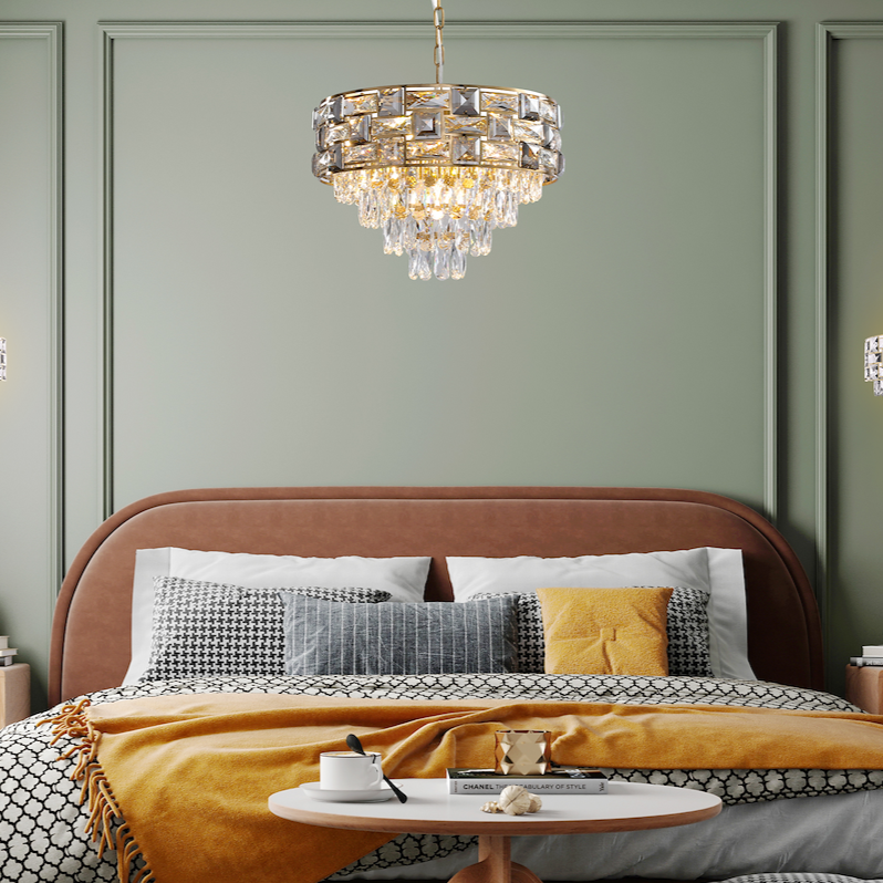 Candelabru Cristal Luxuria Gold Premium ⌀50CM