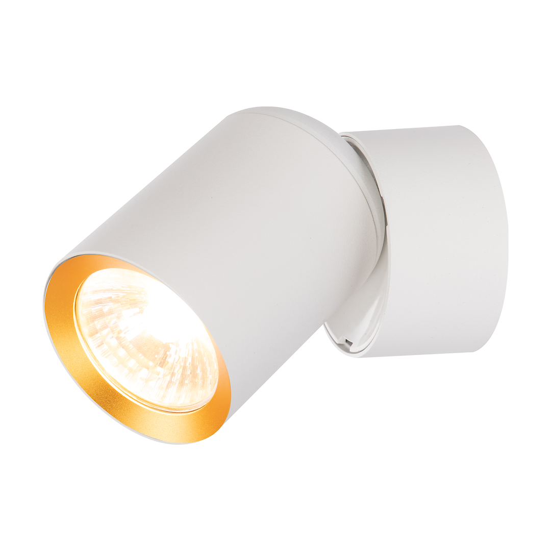 Aplica Andy II White & Gold Premium cu Spot Reglabil 1xGU10
