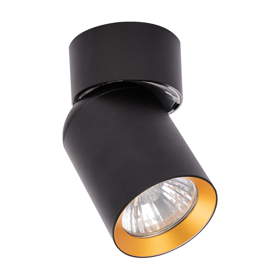 Aplica Andy II Black & Gold Premium cu Spot Reglabil 1xGU10