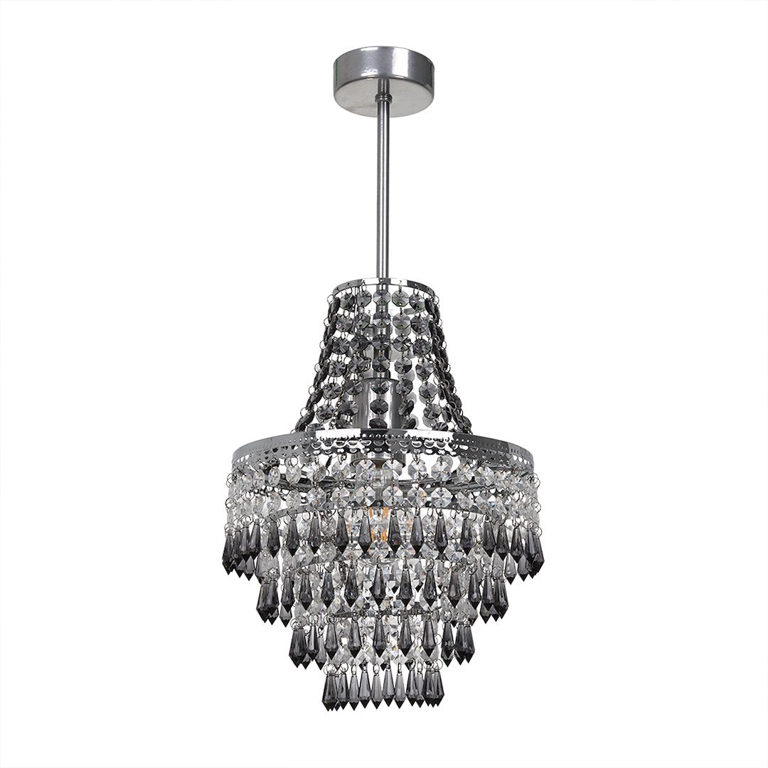 Candelabru Gemma Black & Silver Premium ⌀23CM