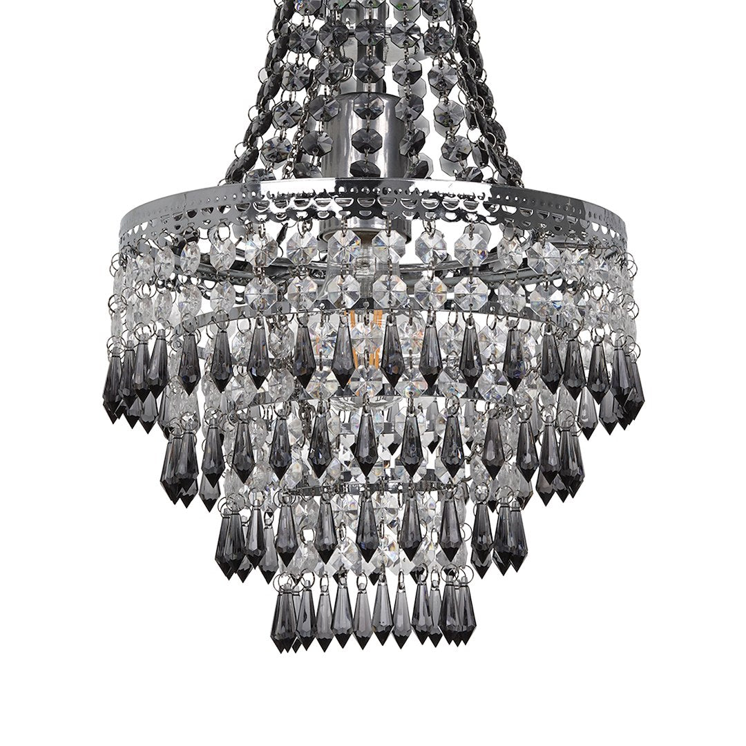 Candelabru Gemma Black & Silver Premium ⌀23CM