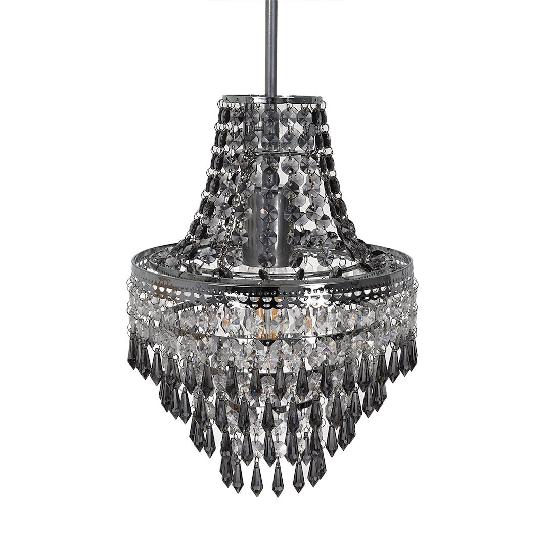 Candelabru Gemma Black & Silver Premium ⌀23CM