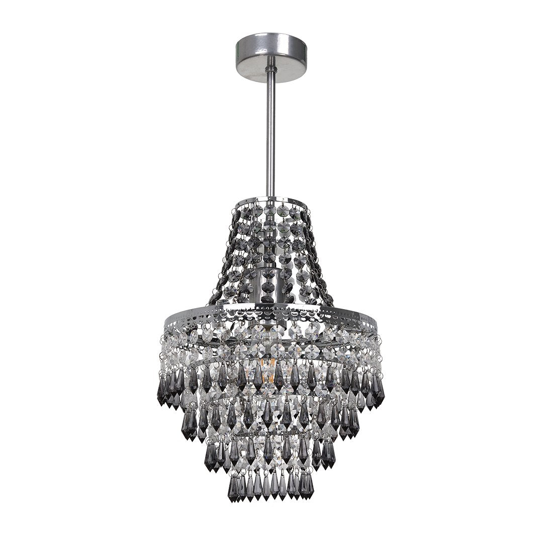 Candelabru Gemma Black & Silver Premium ⌀23CM