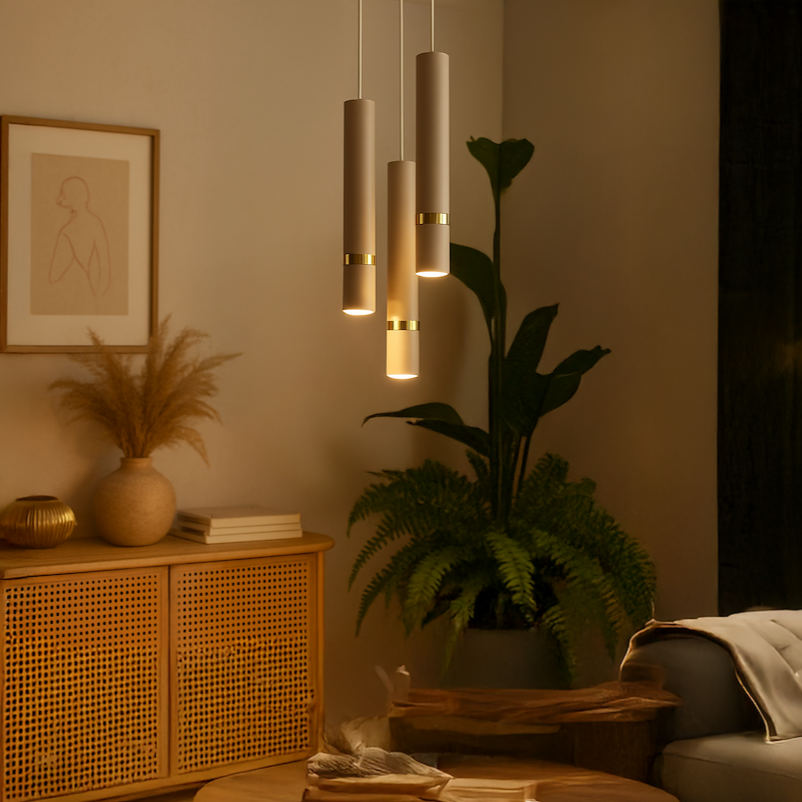 Lustra Suspendata Joker Beige Circle Premium 3xGU10