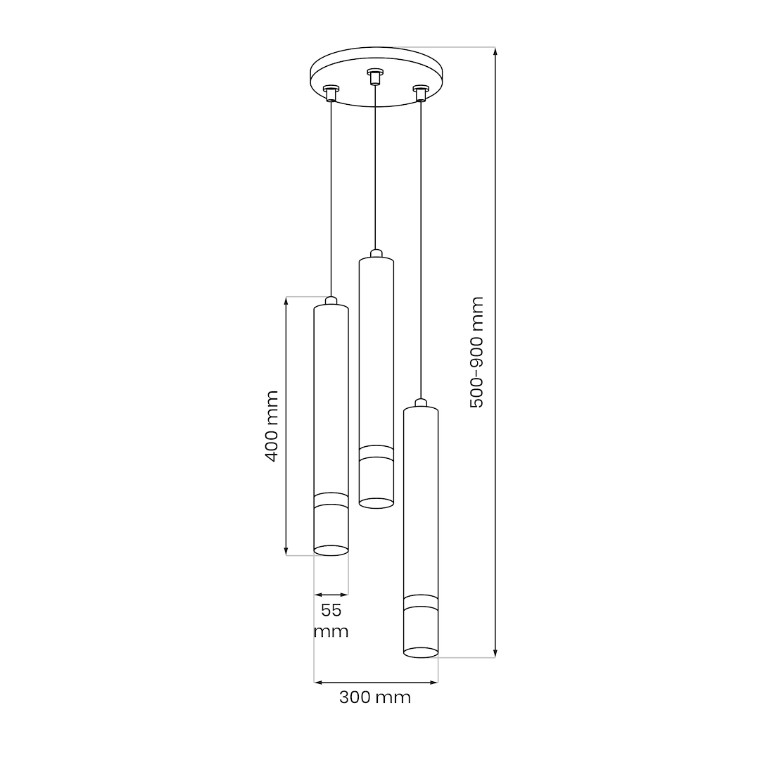 Lustra Suspendata Joker Beige Circle Premium 3xGU10