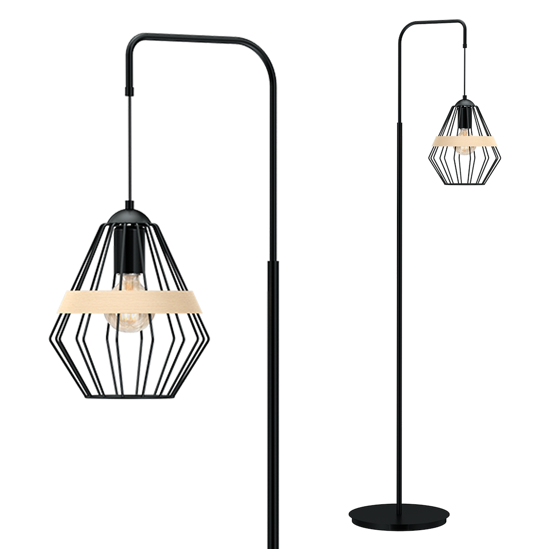 Lampadar Cliff Black 150CM