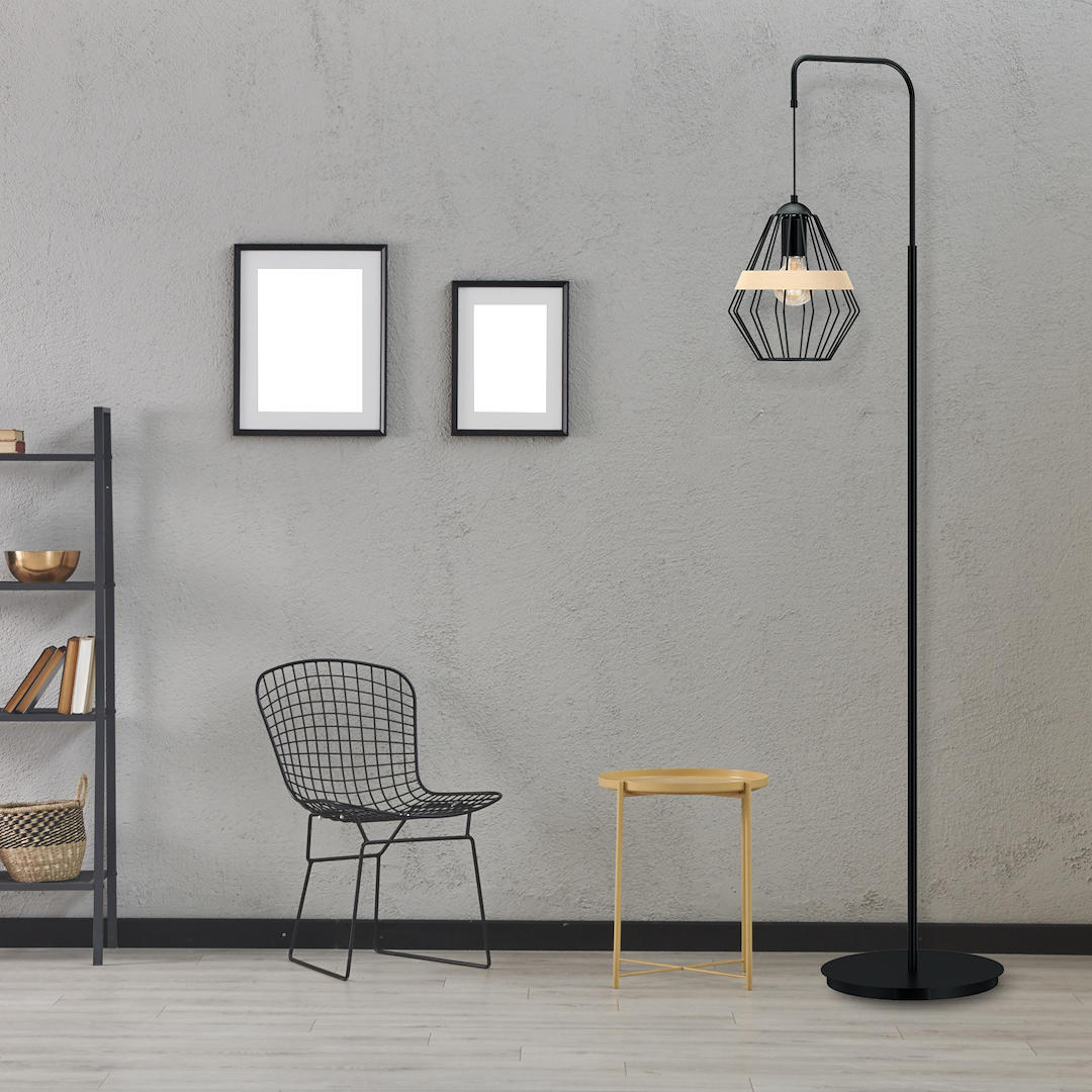 Lampadar Cliff Black 150CM