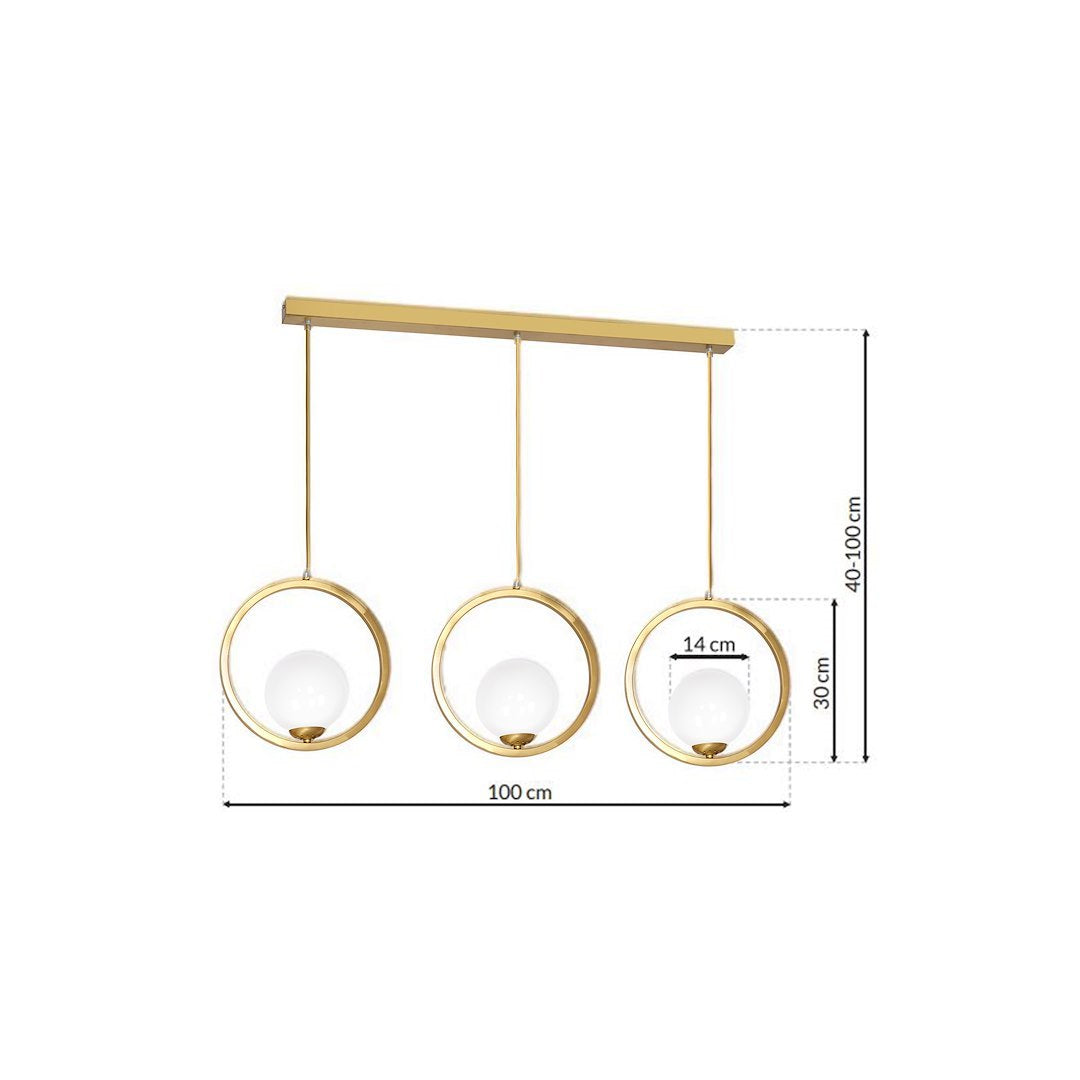 Lustra Suspendata Vienna Gold Premium 3xE14