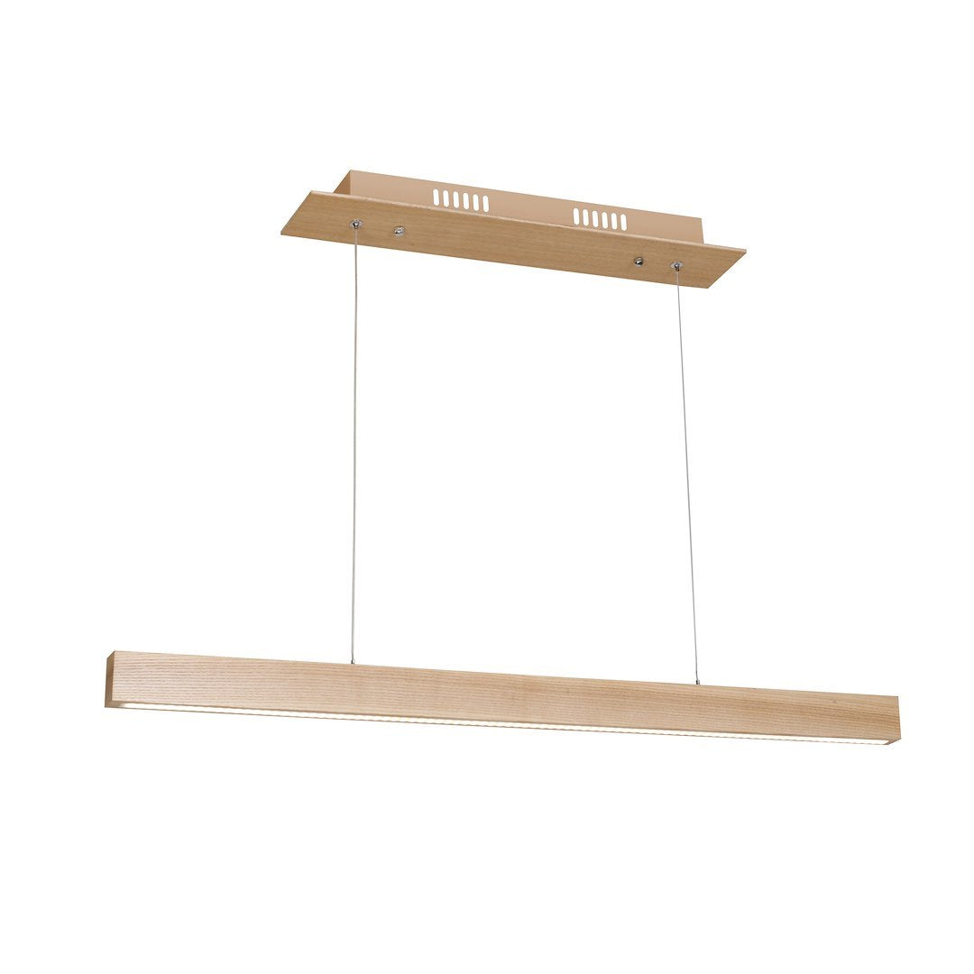 Lustra LED Suspendata Timber Wood Premium Echivalent 150W