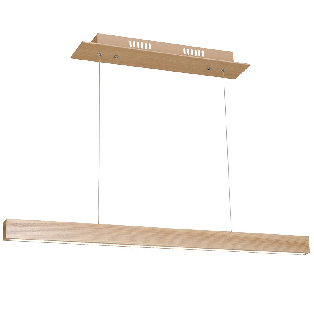 Lustra LED Suspendata Timber Wood Premium Echivalent 150W
