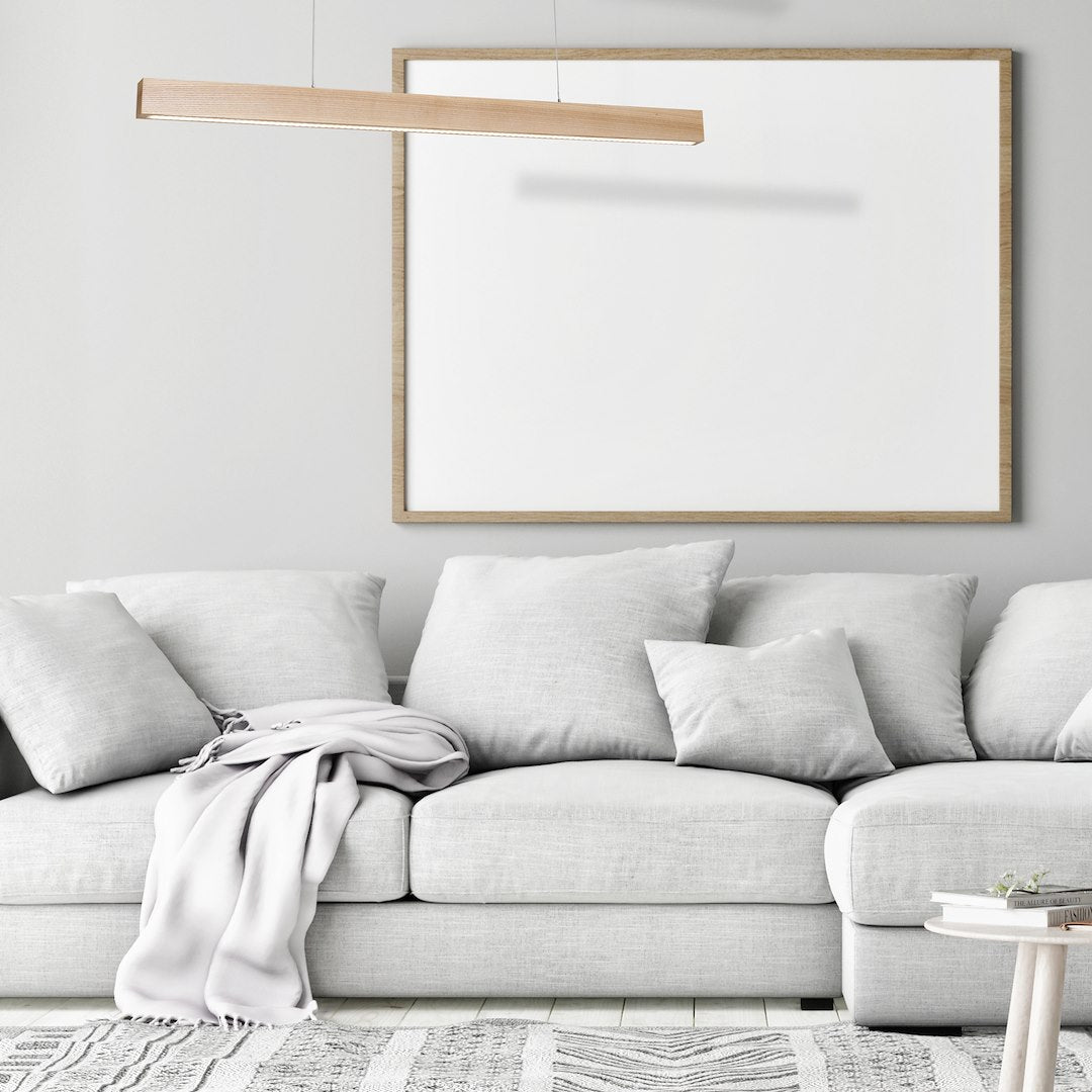 Lustra LED Suspendata Timber Wood Premium Echivalent 150W