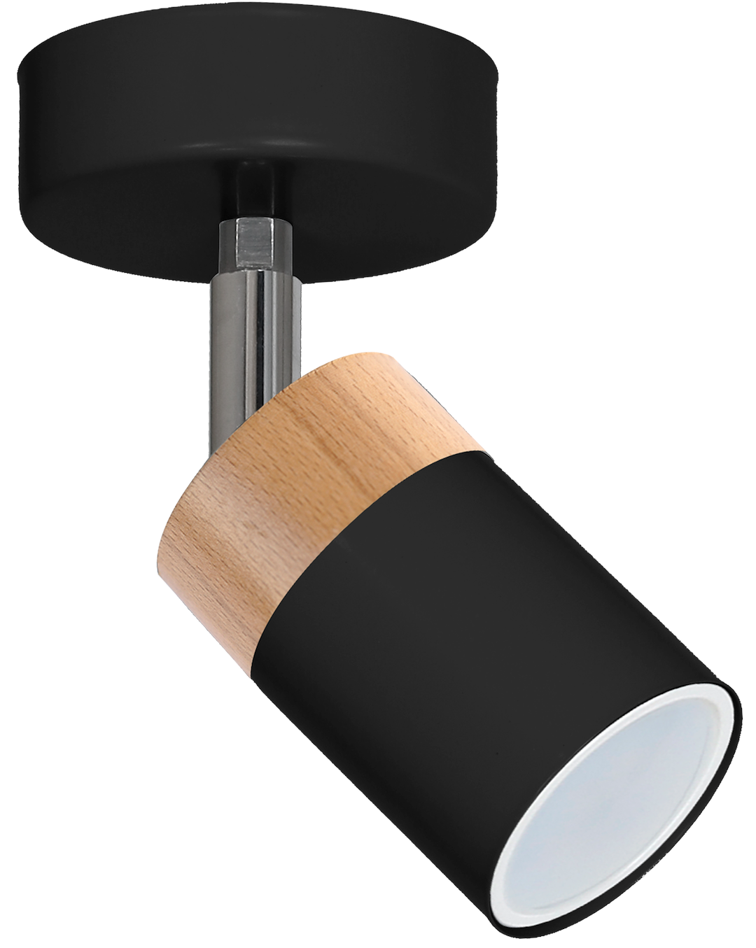 Aplica Joker Black Wood Premium cu Spot Reglabil