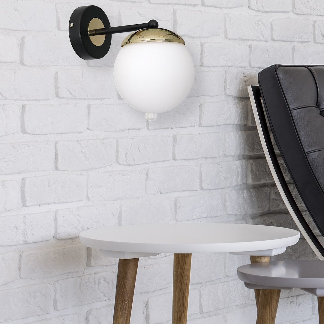 Aplica Perete Sparta Black & Gold Premium