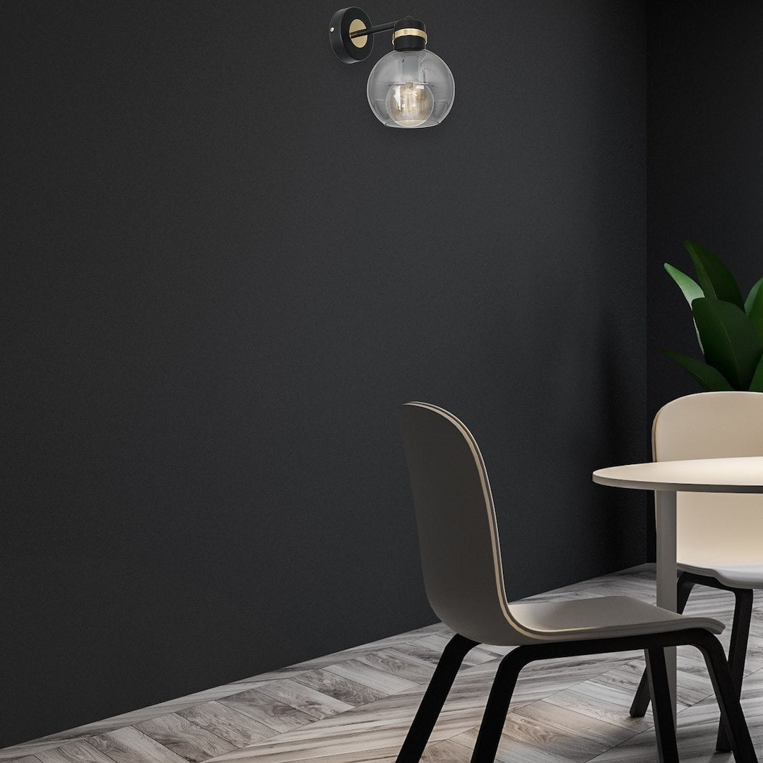 Aplica Perete Omega Black & Gold Premium