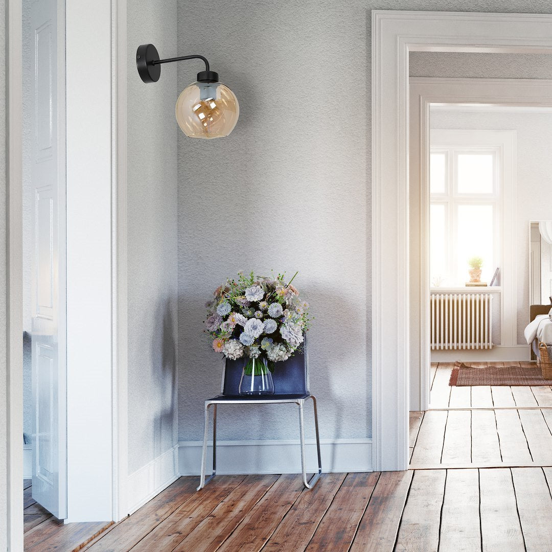 Aplica Perete Sofia Amber Black Premium