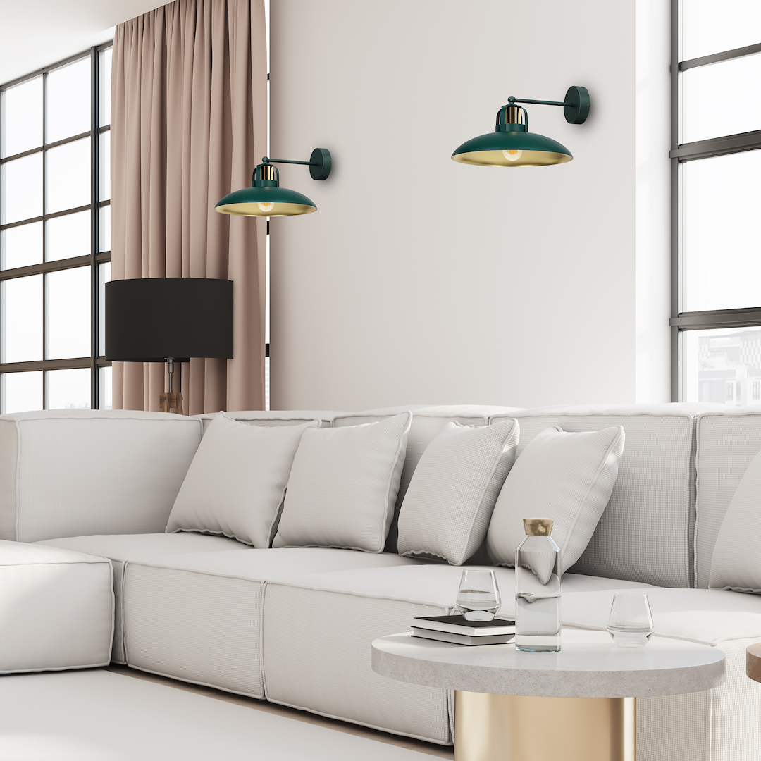Aplica Perete Felix Green & Gold Premium