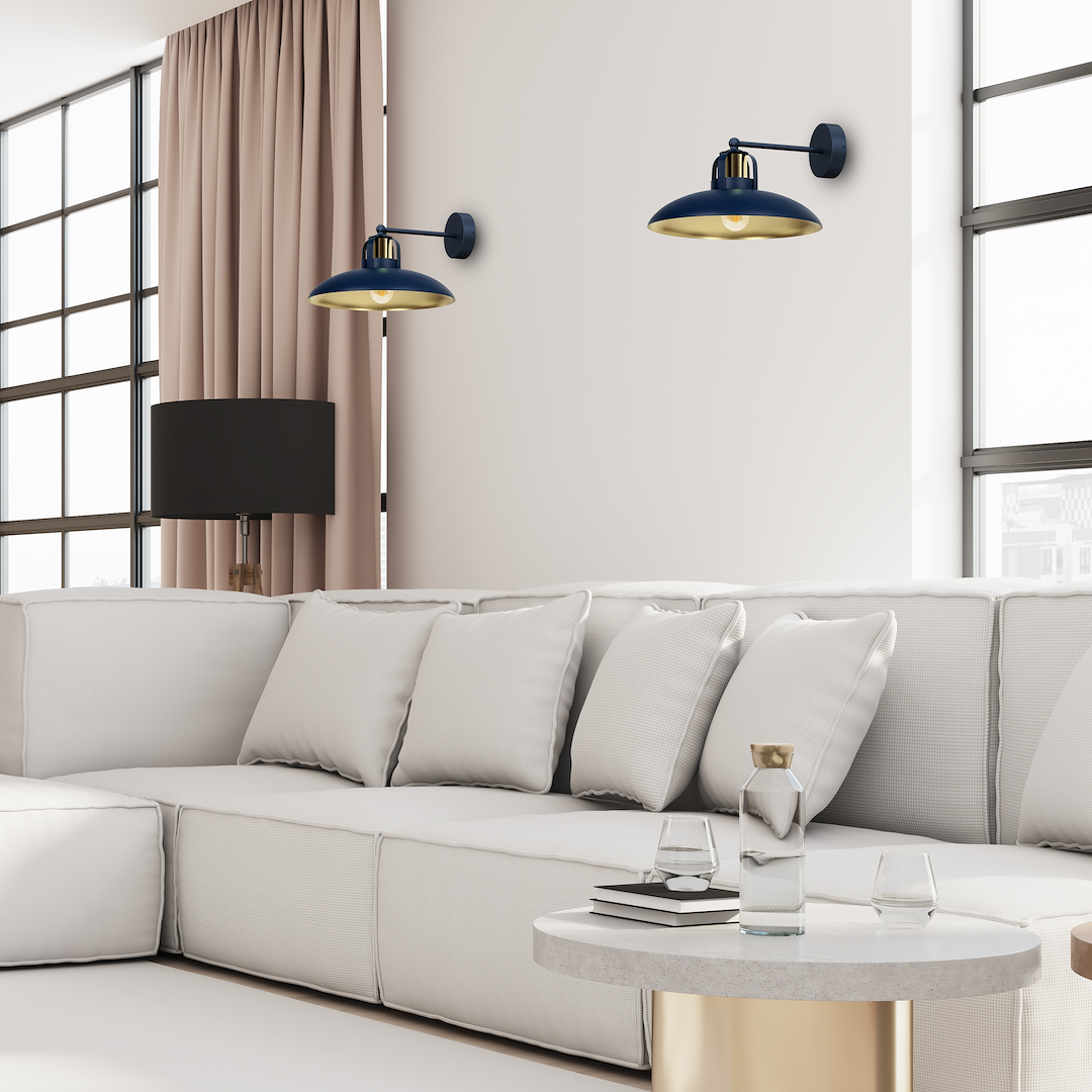 Aplica Perete Felix Blue & Gold Premium