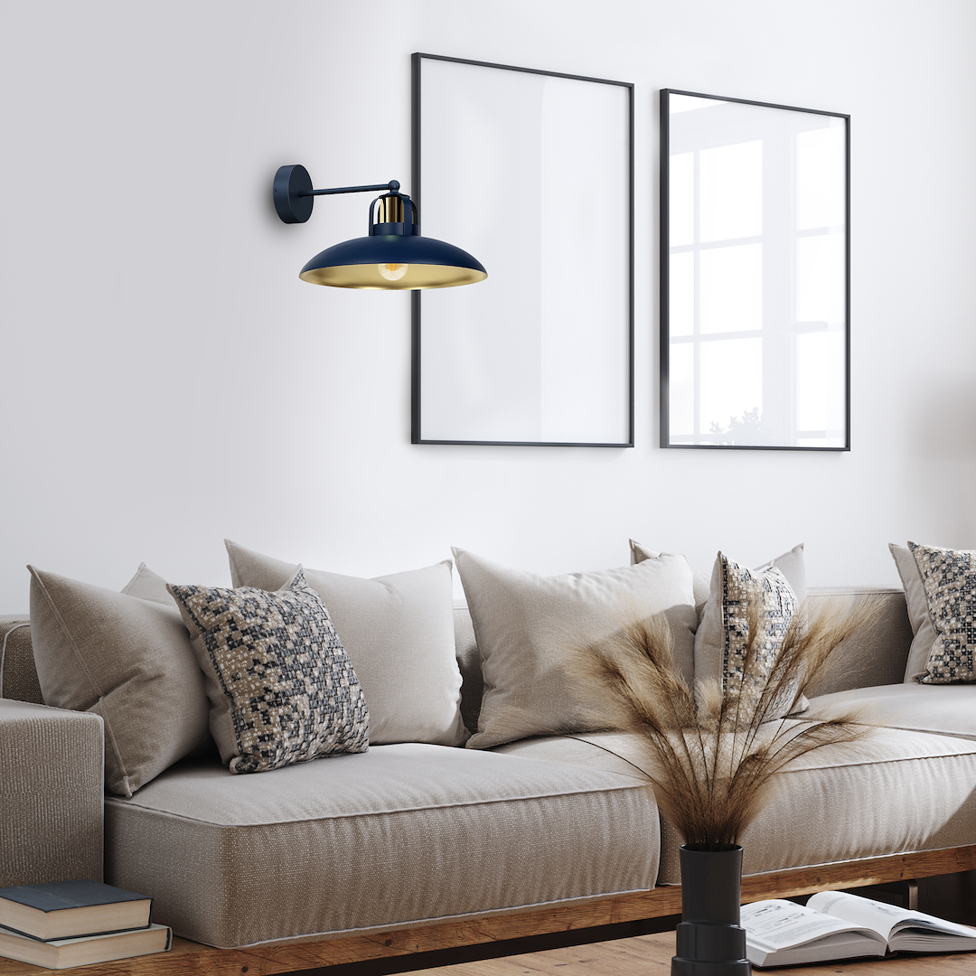 Aplica Perete Felix Blue & Gold Premium