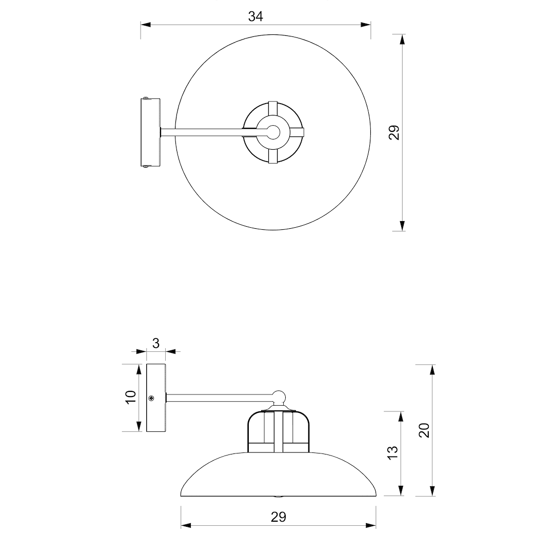 Aplica Perete Felix Blue & Gold Premium