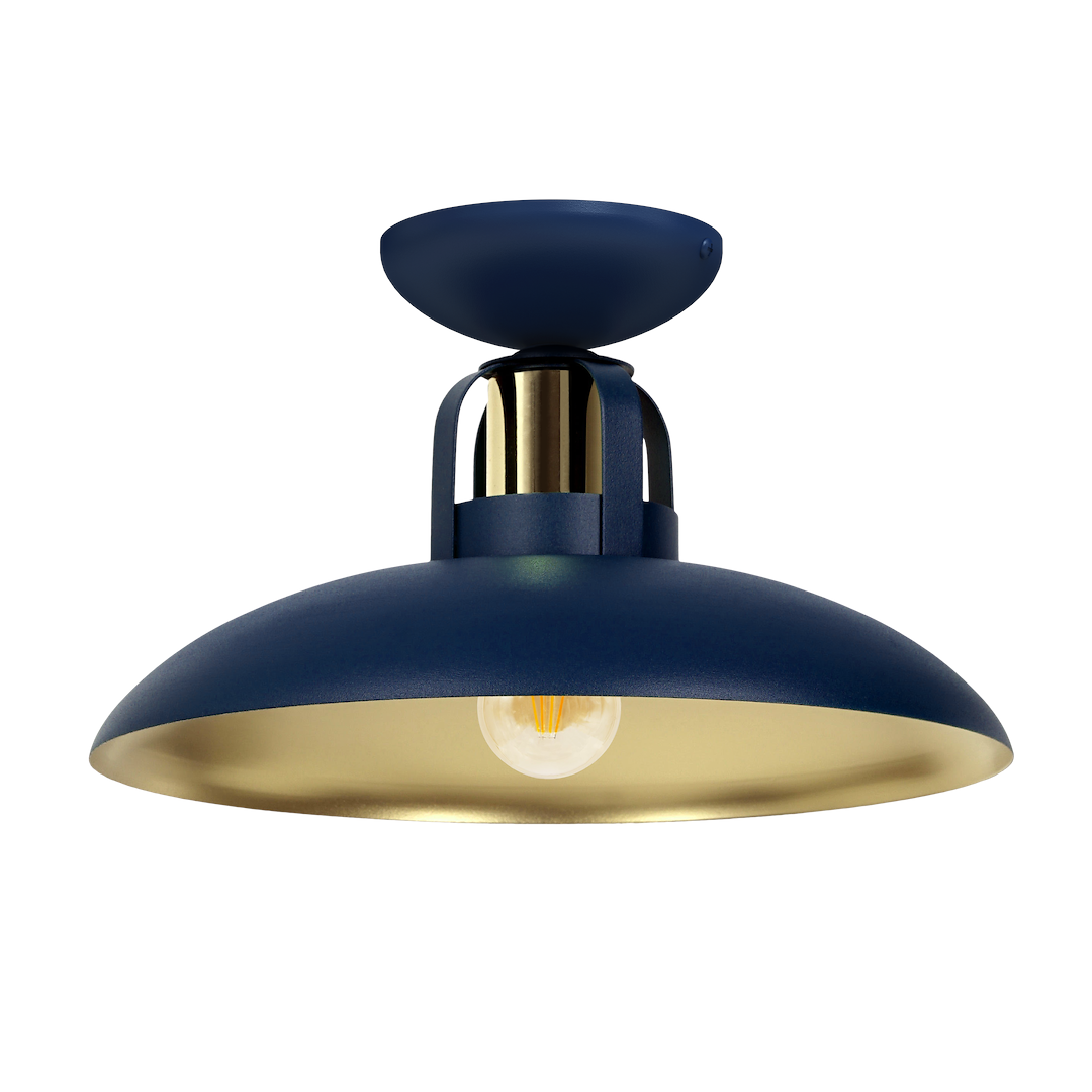 Lustra Felix Dark Blue & Gold Premium 1xE27
