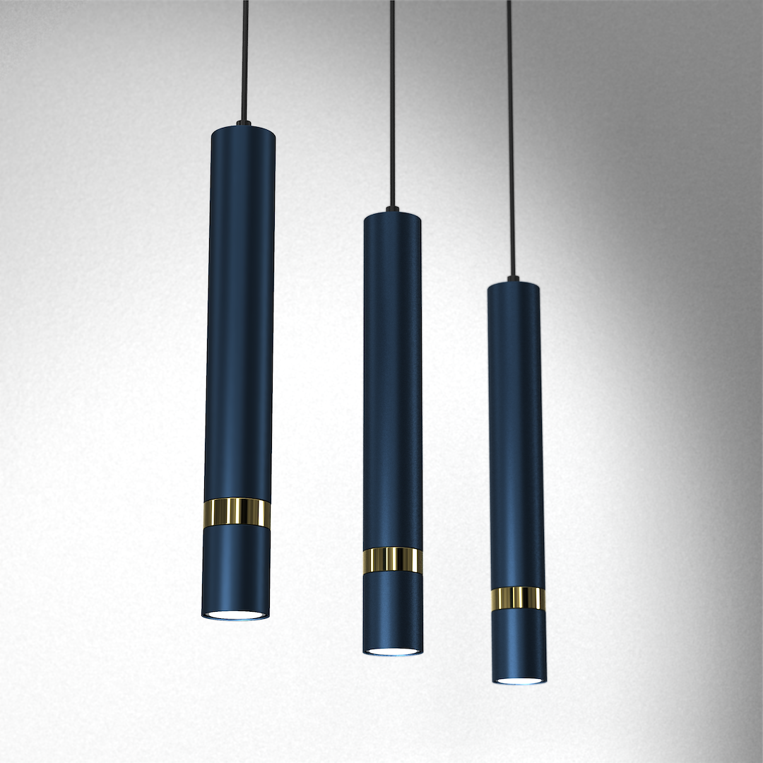 Lustra Suspendata Joker Dark Blue Premium 3xGU10