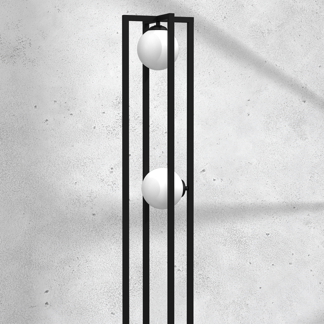 Lampadar Diego Black 160CM Abajur