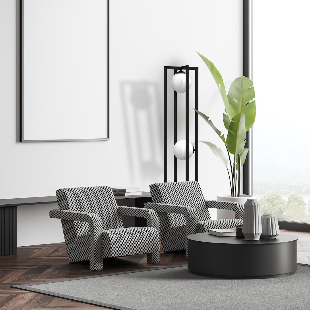 Lampadar Diego Black 160CM Abajur