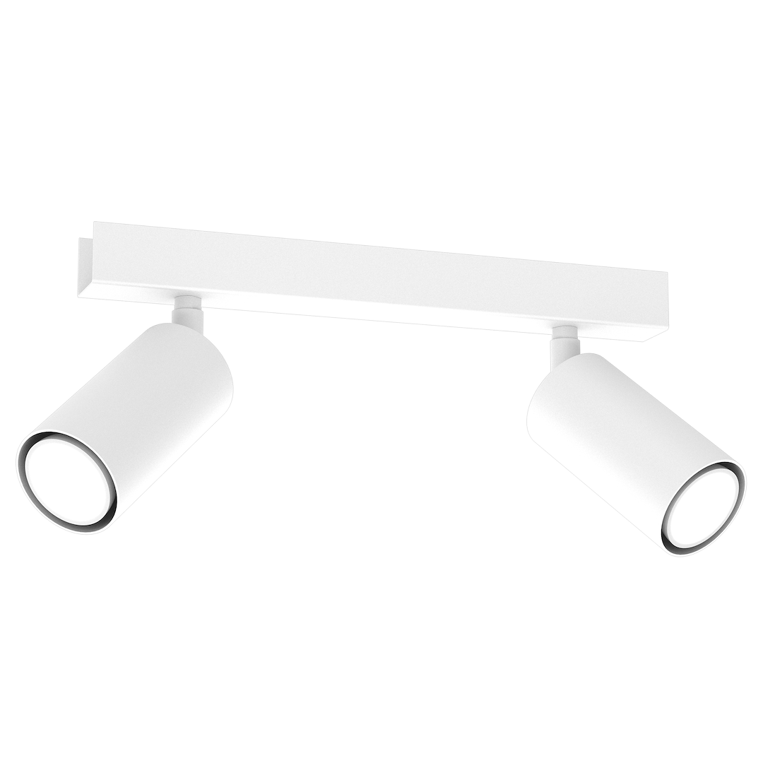 Lustra Hudson White Premium cu 2 Spoturi Reglabile